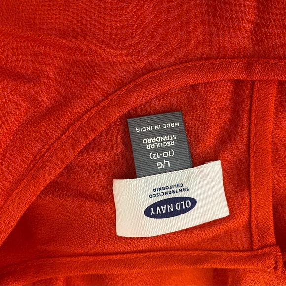 Old Navy Embroidered Orange Dress - Picture 3 of 6